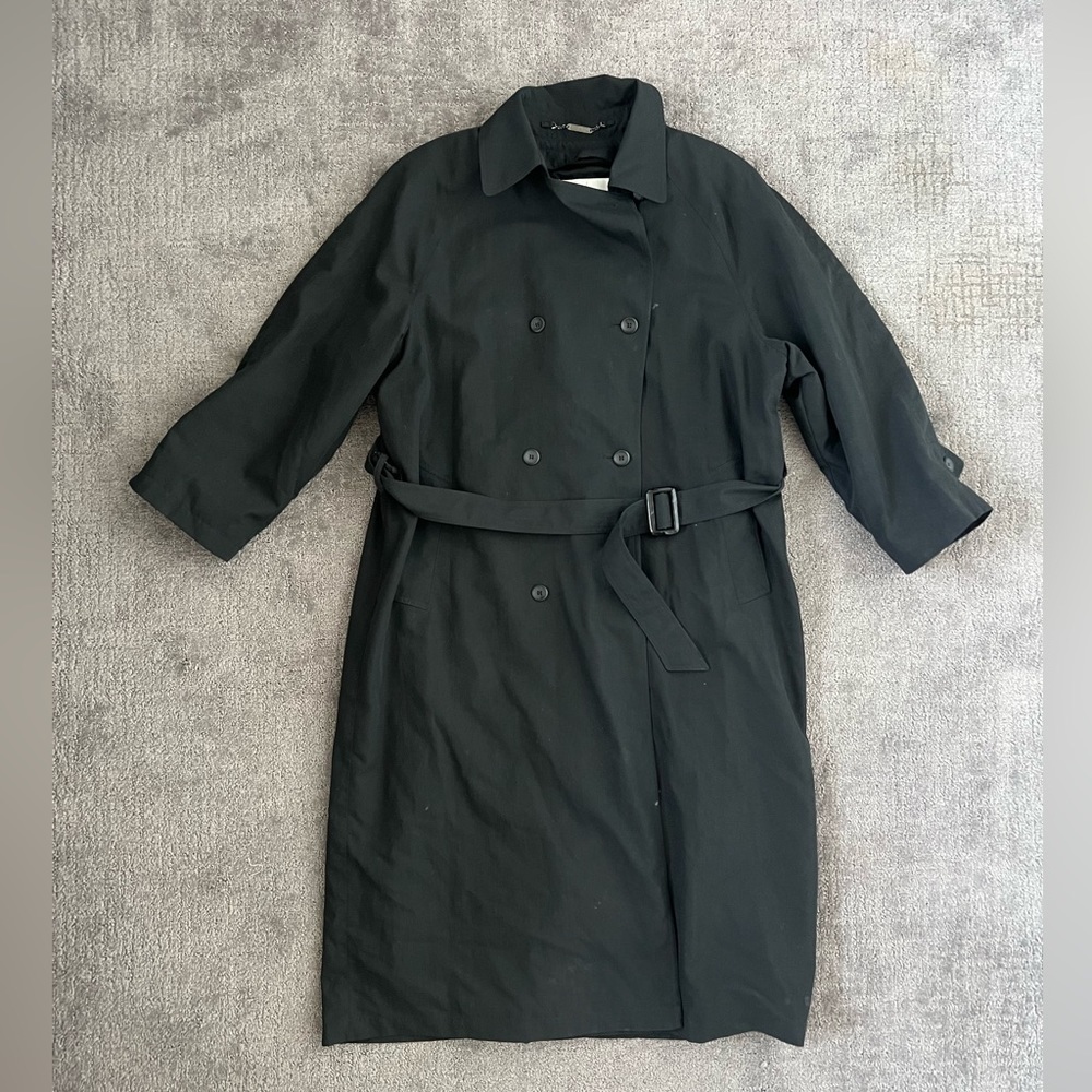 London Fog Belted Weather Proof Double Breasted Trench Coat